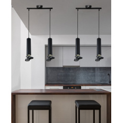 Люстра Candellux Tuba 30x100 см Чорний (32-78650) Луцьк