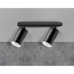 Спот Polux Turyn 10x26x16.3 см Черный (Pol324719) Бушево