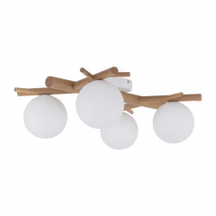 Люстра TK Lighting Sheron 70x41x18 см Біло-коричневий (TK5309) Токмак