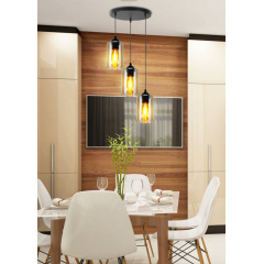 Люстра Candellux Bistro 35x100 см Чорний (33-00576) Павлоград