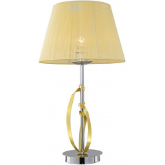 Настільна лампа Candellux Diva 23x50 см Золотисто-сріблястий (41-55071) Долина