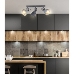 Спот Candellux Crodo 54x19 см Сірий (93-71125) Київ