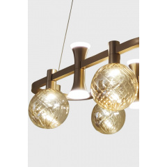 Люстра Laguna Lighting 494 62x100 см Жовтий (49413-08) Пологи