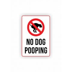 Табличка Vivay No dog pooping 20x28 см (hub_oukeax) Житомир