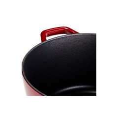 Каструля Gerlach Natur Iron 26 см 5 л Червоний (5901035510586) Гайсин