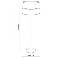 Торшер TK Lighting Хілтон 50х159 см (TK5074) Бердичів
