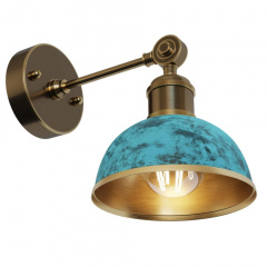 Бра PikArt Lights 28275 13x20 см Зелено-латуневий (28275-3) Тернопіль