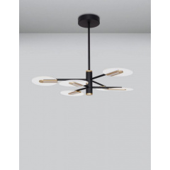 Люстра Nova Luce Genti 79x63 см Чорний (Nova9545406) Хуст