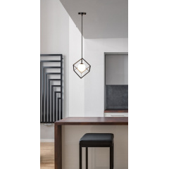 Люстра Candellux Weert 15x115 см Чорно-золотистий (50101045) Сарни