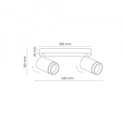 Спот TK Lighting Jet 43.5x5.5x15 см Чорний (TK6912) Слов'янськ