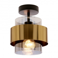 Стельовий світильник Candellux Spiega 18x22 см Чорний (31-09487) Бушеве