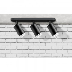Спот Polux Turyn 10x38x16.3 см Чорний (Pol324726) Суми