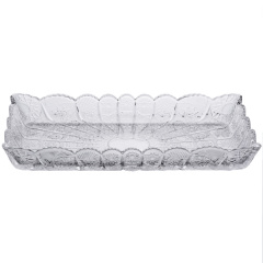 Блюдо для закусок YIWU Lirmartur 28.6x16.5x3 см Прозрачный (HP-YH-26) Чернигов