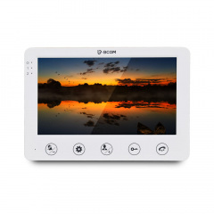Комплект відеодомофону BCOM BD-710S Kit 7" White Silver (301387) Куп'янськ