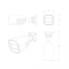 IP-відеокамера Provision ISR I4-320IPEN-36-V4 2 Мп Білий (303067) Миколаїв