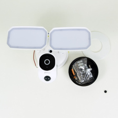 IP-відеокамера ZKTeco C9A2P WiFi LED light 3 Мп Білий (244926) Луцьк