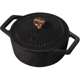 Порційна кастрюля Berlinger Haus Black Royal Collection 12 см 0.55 л Чорний (BH-6490)