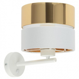 Бра TK Lighting Ілтон 20x28 см Золотисто-білий (TK4770)