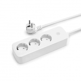 Розумний мережевий фільтр 1DAL Wi-Fi подовжувач, 3 гнізда Tuya (1DL.EU11)