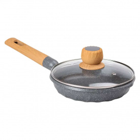 Сковорода универсальная алюминиевая с антипригарным покрытием MGC 20 см Серый (HP-4-421G)