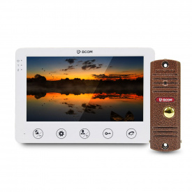 Комплект відеодомофону BCOM BD-710C Kit 7" copper White (301388)