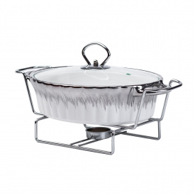 Мармитница YIWU 1 л Хром-белый (HP1022)