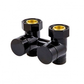 Вузол підключення прямий Schlosser GZ 3/4xM 22х1,5 чорний (601000018.RAL90051)
