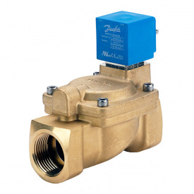 Клапан електромагнітний Danfoss EV220W 24V 3/4 нормально-відкритий, латунь (042U436502)