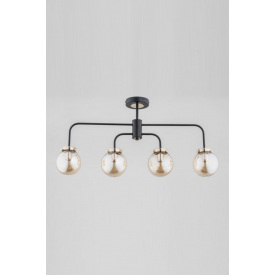 Люстра ALFA 25504 ALFA 13x44 см Чорний (AL25504)