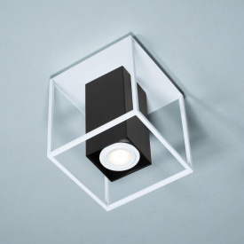 Точковий світильник Imperium Light Tower 13x16 см Чорно-білий (190113.01.05)