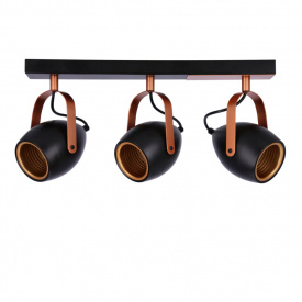 Спот Candellux Anica 46x25 см Мідно-чорний (93-82589)