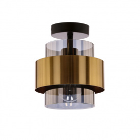 Стельовий світильник Candellux Spiega 18x22 см Чорний (31-09487)