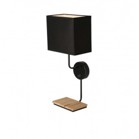 Бра Candellux Keto 21x48 см Черно-бежевый (21-76854)