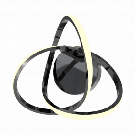 Бра Zumaline Indigo 15x29x30 см Чорний (ZuMB9717-1-3BCN)