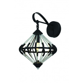 Бра WunderLicht Nh9222 32x43.5 см Чорно-прозорий (NH9222-11RB)