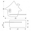 Настенный светильник Candellux House 35x26 см Коричнево-зеленый (21-85214) Васильков