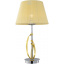Настільна лампа Candellux Diva 23x50 см Золотисто-сріблястий (41-55071) Долина