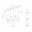 Люстра TK Lighting Esme 130x30x150 см Чорний (TK4797) Вишневе