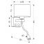 Бра Candellux Polo 18x44 см Чорний (21-75499) Камінь-Каширський