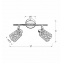Спот Candellux York 37x17 см Хром (92-97395) Суми