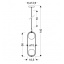 Люстра Candellux Cordel 18.5x140 см Чорний (32-10155) Бровари