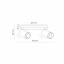 Спот TK Lighting Jet 43.5x5.5x15 см Чорний (TK6912) Слов'янськ