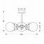Люстра Candellux Lens 60x32 см Латунно-черный (35-01306) Вараш