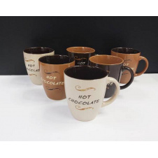 Набор кружек 200 мл Interos Hot Chocolate MIX 6 шт ТЕХ.УПАК. KW 133