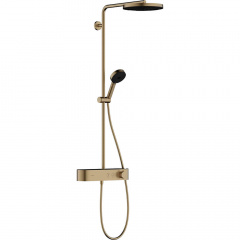 Душова система Hansgrohe Pulsify S Showerpipe 260 1jet 400 EcoSmart, Brushed Bronze (24221140) Нововолынск