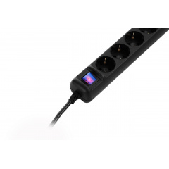Сетевой фильтр удлинитель 2E U05ES15M5BK 5 розеток 3 м black Днепр