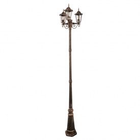 Вуличний світильник Polux Liguria-Lt 26x54x250 см Мідь (Pol313430)