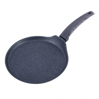 Сковорода млинець 24 см Black marble Kamille KM-4126