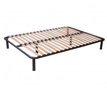 Каркас кровати 1-2 190х180х44 XXL, с 6 ножками черный