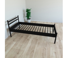 Ліжко Tobi Sho COMFORT-1 односпальне металеве 200X90 Чорний